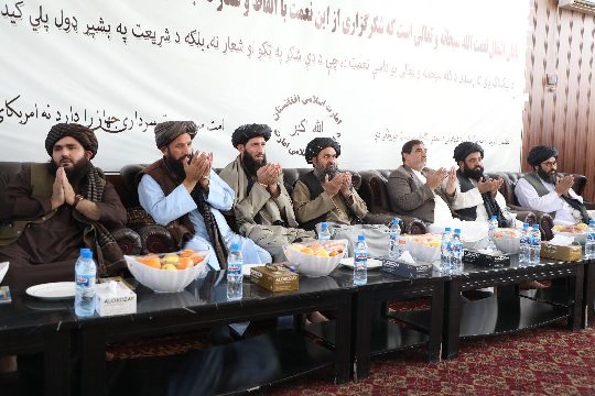 Mullah Baradar visits earthquake victims in Samangan