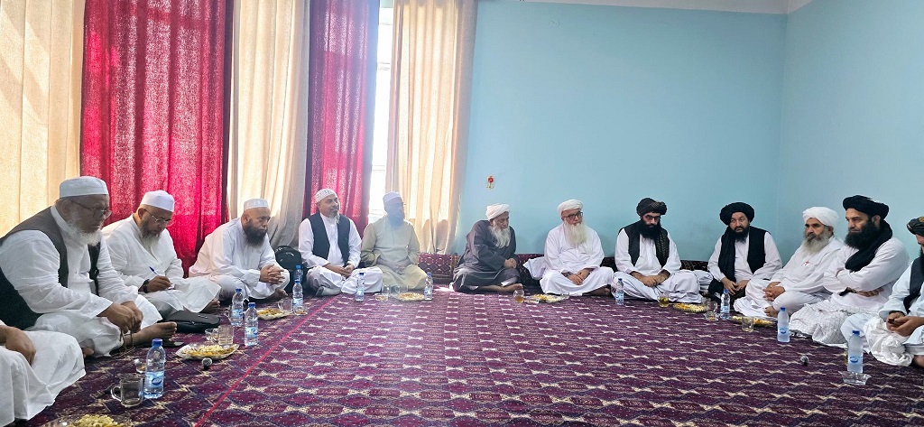 BD ulema delegation meets Khost leadership