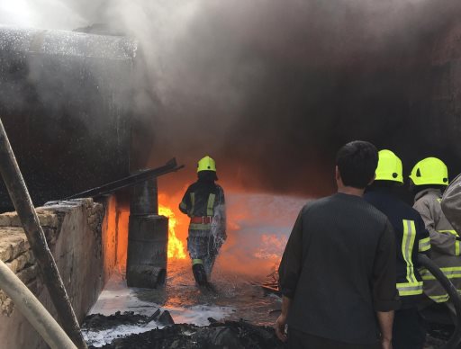 Fire causes losses of properties in Mazar-e-Sharif
