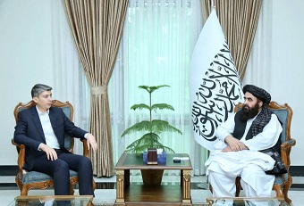Representatives of Turkish IHH share information with Afghan officials about their activities 