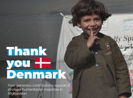 Denmark provides assistance of over $5 million for Afghanistan 