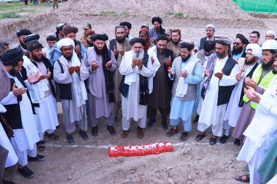 Foundation stone of AFN 64 million district hospital laid in Samangan