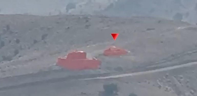 Afghan forces destroy Pakistan Army tank 
