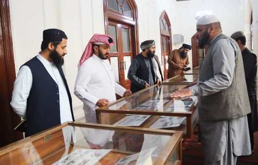 د قطر سفیر په کابل کې  له ملي ارشیف څخه لیدنه وکړه